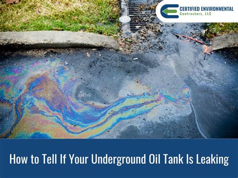 testing a sealed buried tank on your property|buried oil tank leak.